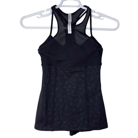 Lululemon Athletica Pedal Pace Women's 6 Black Tank Top Athletic Built in Bra - Picture 1 of 5